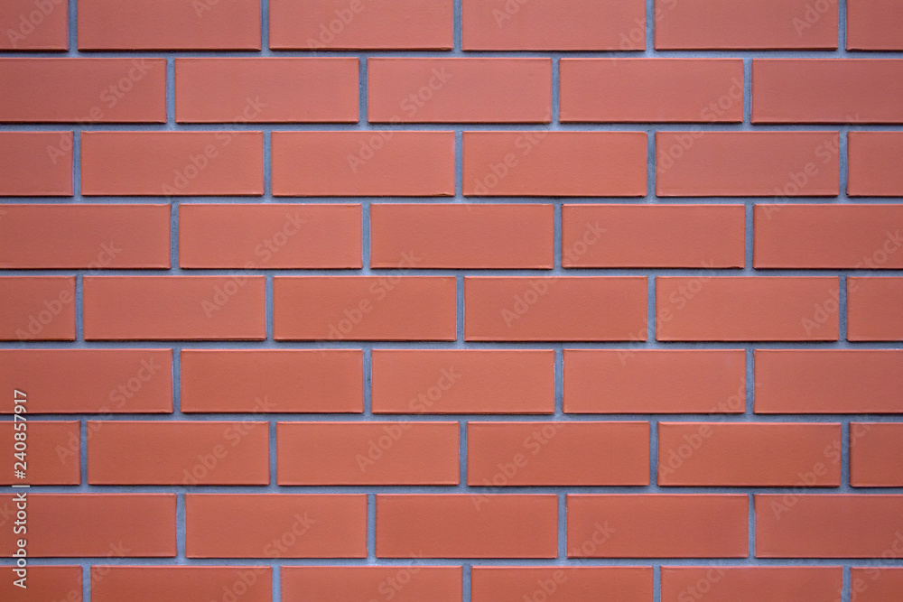 Fototapeta premium Perfect red brick wall