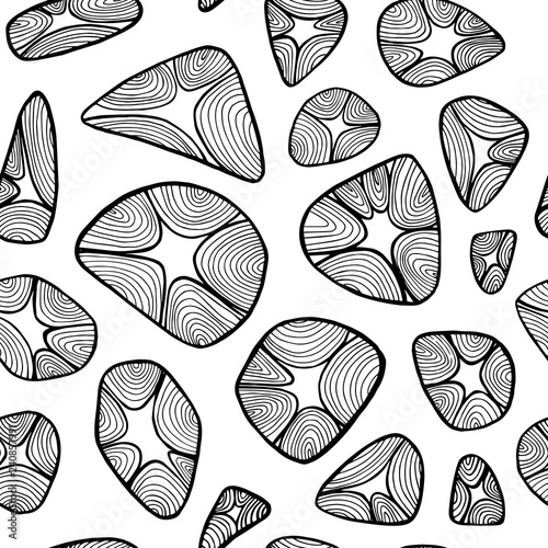 Seamless black-white pattern1