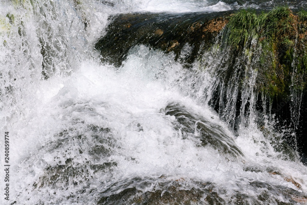 waterfall on the Zrmanja river near Muskovici, Croatia waterfall on the Zrmanja river near Muskovici, Croatia