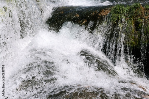 waterfall on the Zrmanja river near Muskovici, Croatia
