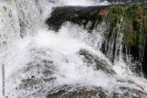 waterfall on the Zrmanja river near Muskovici  Croatia