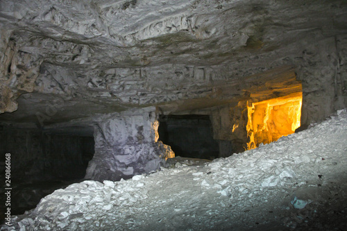 caves of Zedekiah. The quarry of King Solomon photo