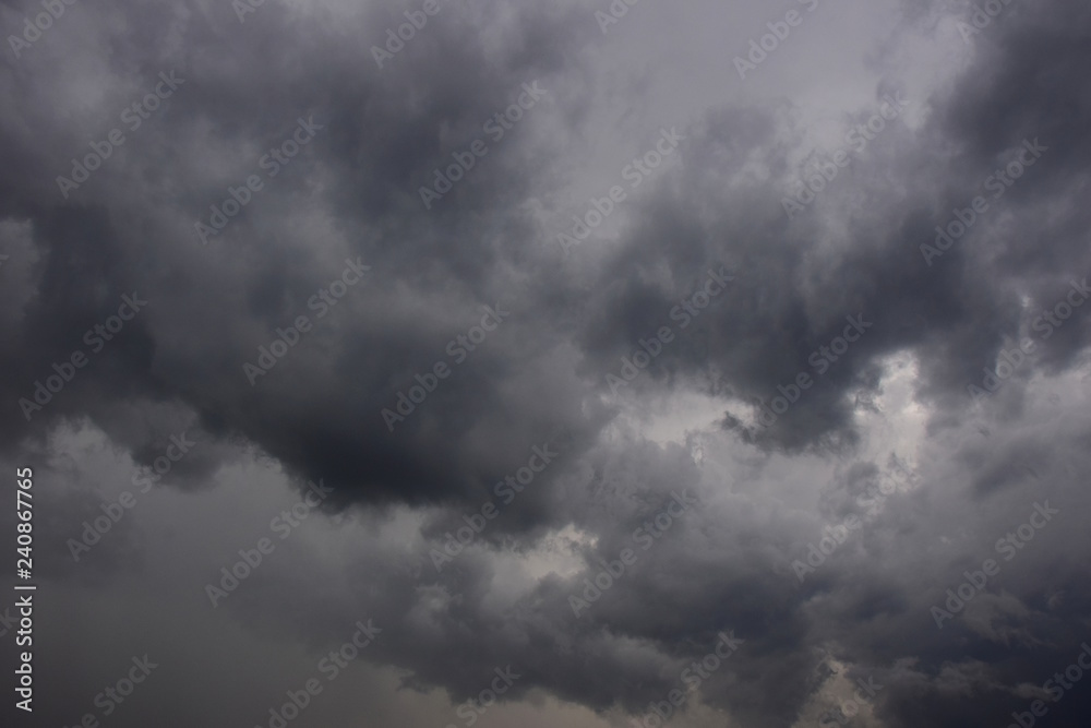 Gewitterfront, Gewitterwolken, Schlechtwetterfront, Regenwolken