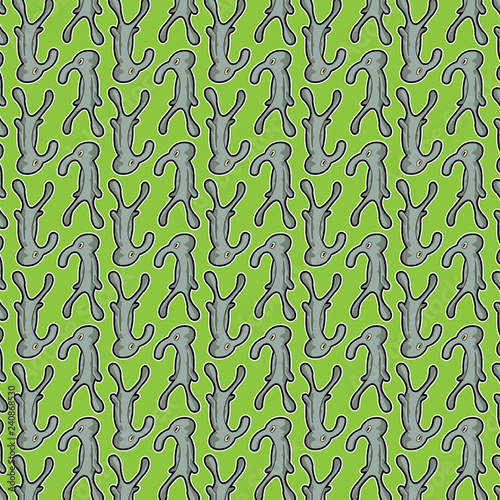 Foto squidward pattern vector
