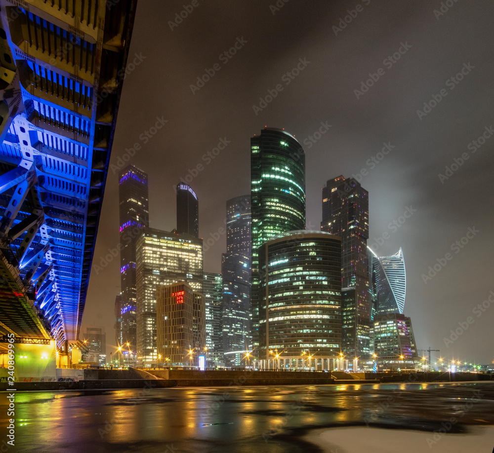 Fototapeta premium city at night