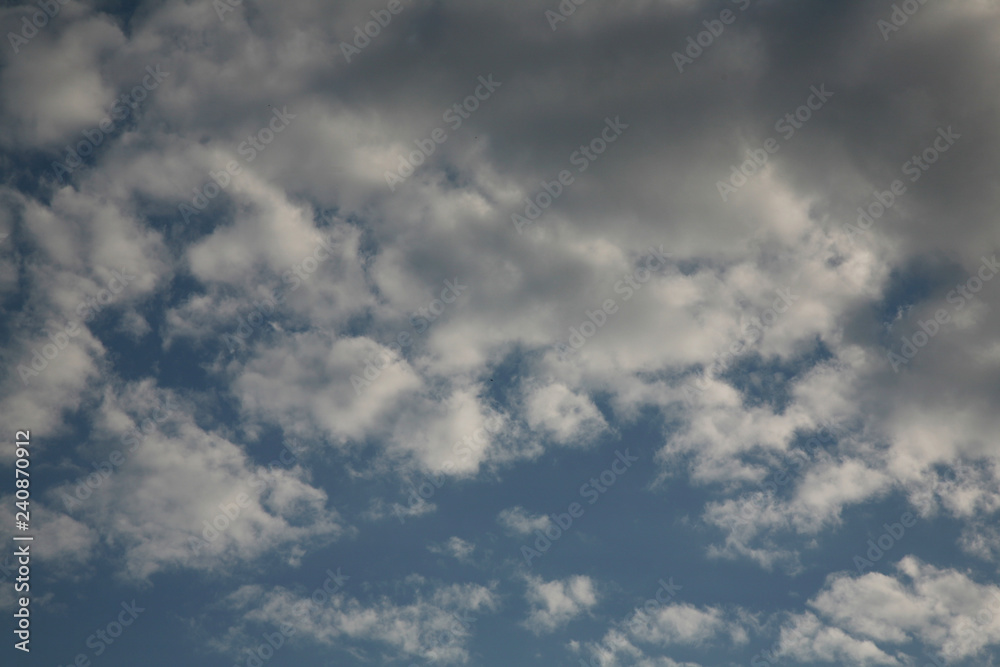 Natural sky with clouds is the best background of nature. Beautiful abstract sky like a picture. Best blue skies natural image.