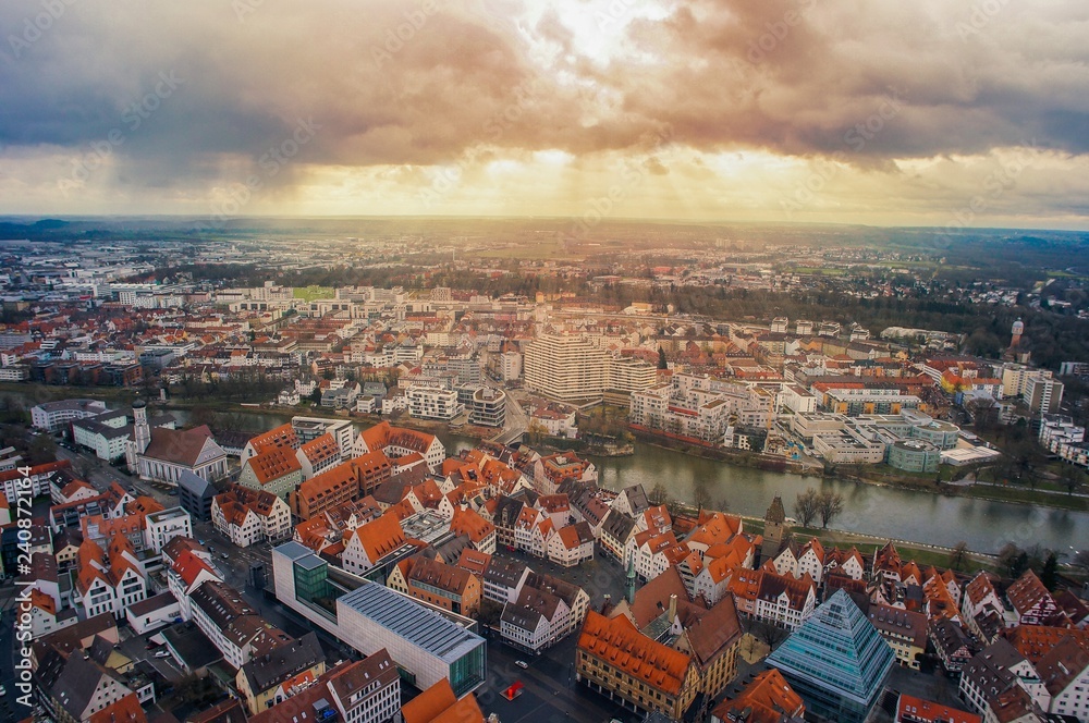 Naklejka premium ulm overlook