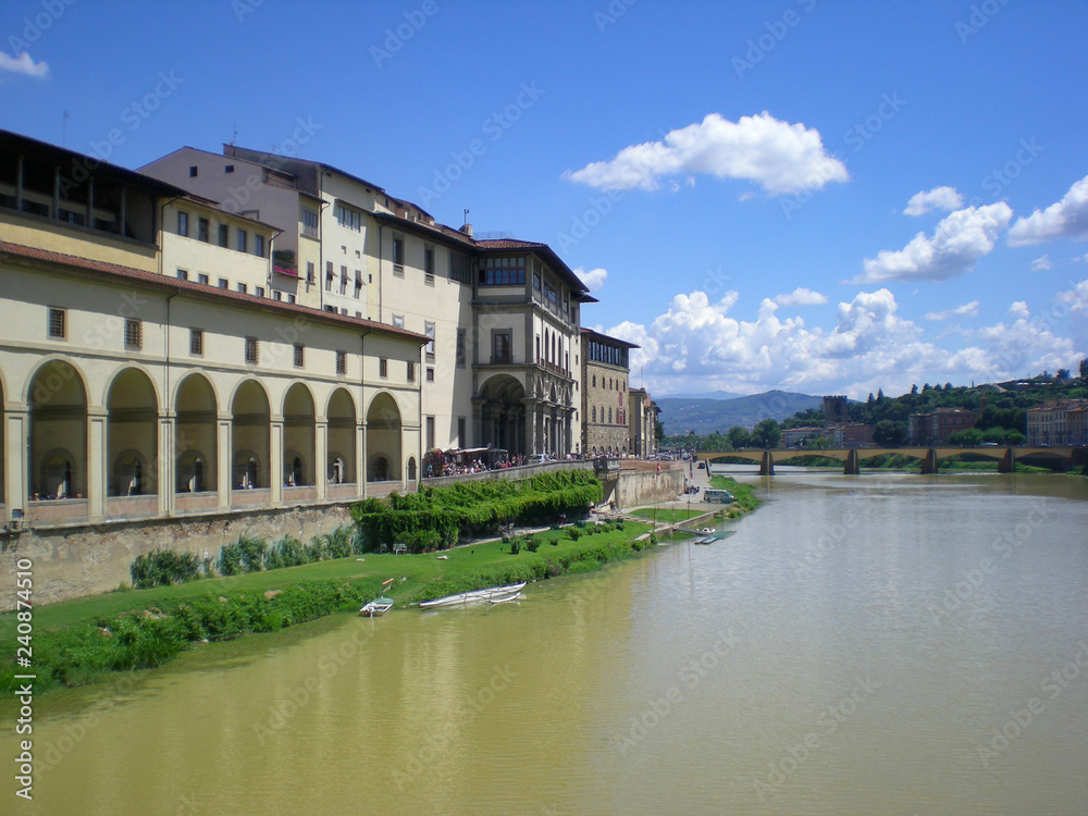 The Banks of River Arno in Florence.