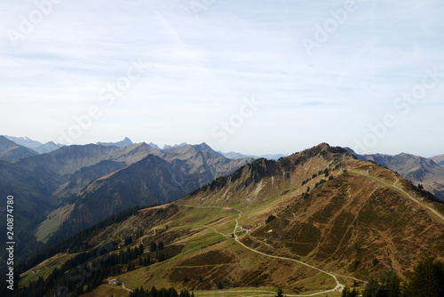 Allgäuer Alpen - Blick vom Walmendinger Horn  photo