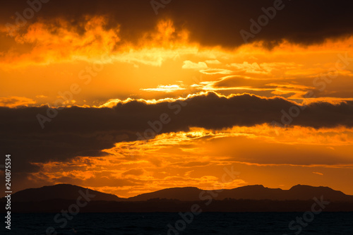 Clouds Blocking Sunset Light