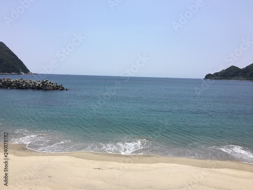 Japan Satumasendai Kosikijima seaside