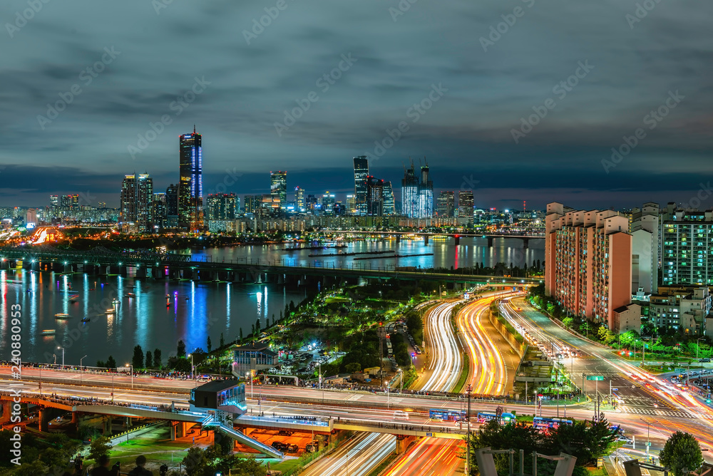 Seoul City Skyline, the best view of South Korea