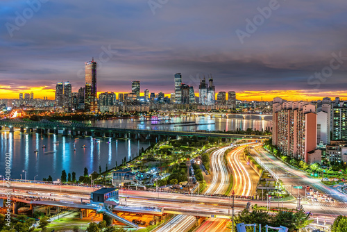 Seoul City Skyline, the best view of South Korea