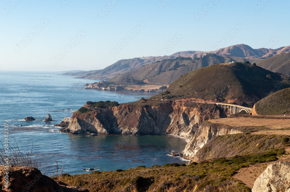 Big Sur, with Bixby Creek Bridge, California Big Sur, with Bixby Creek Bridge, California