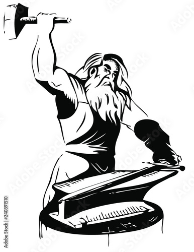 Thor god of iron