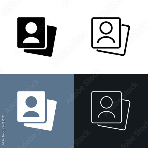 Photographs Icon Set