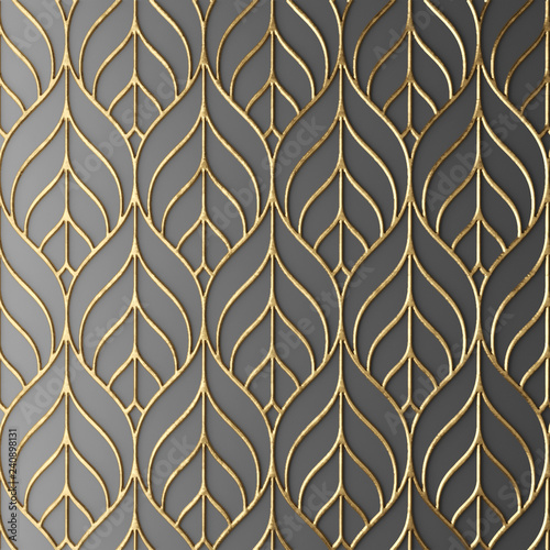 3D wall art, paintings with gold leaf