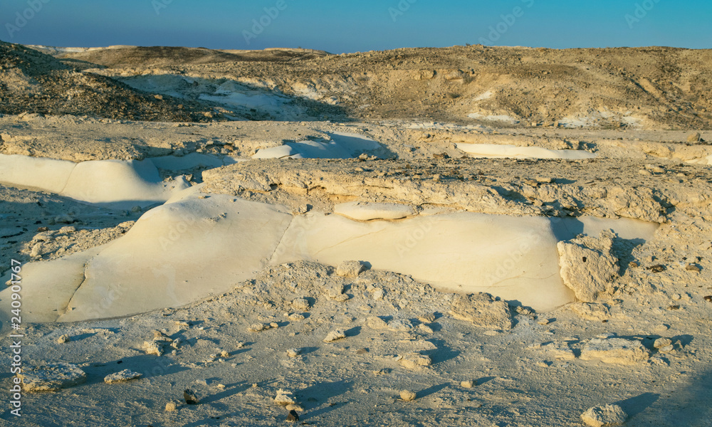 Fototapeta premium Nitzana Chalk Hills in Israel