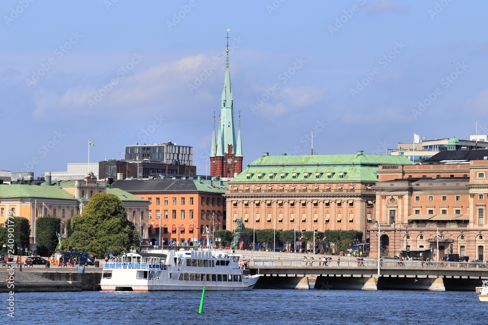 Fototapeta premium Stockholm city