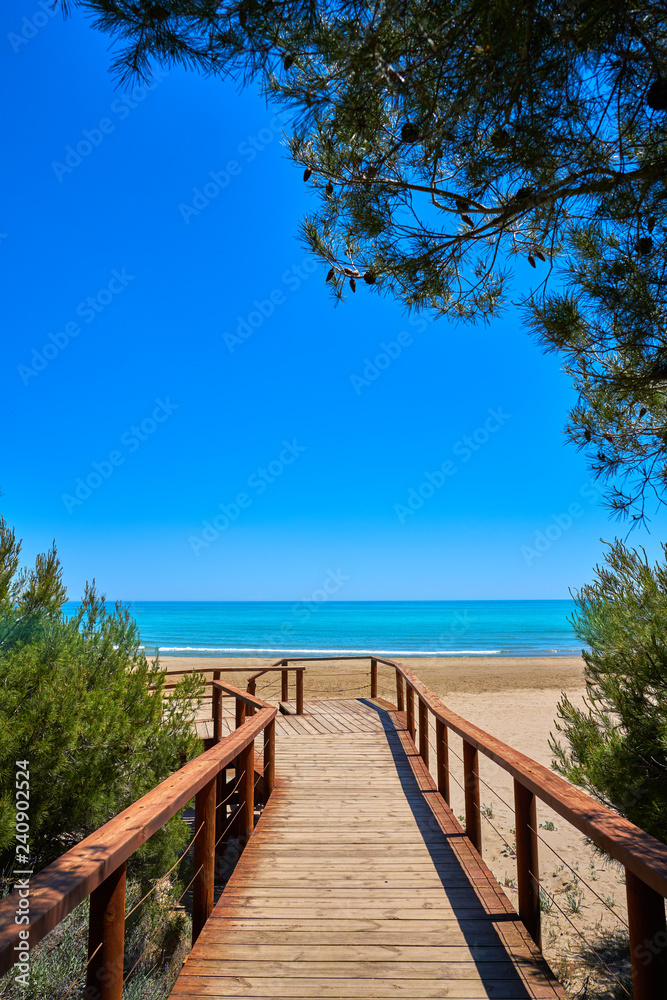 Romana beach in Alcossebre or Alcoceber