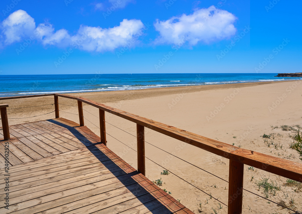 Romana beach in Alcossebre or Alcoceber Romana beach in Alcossebre or Alcoceber