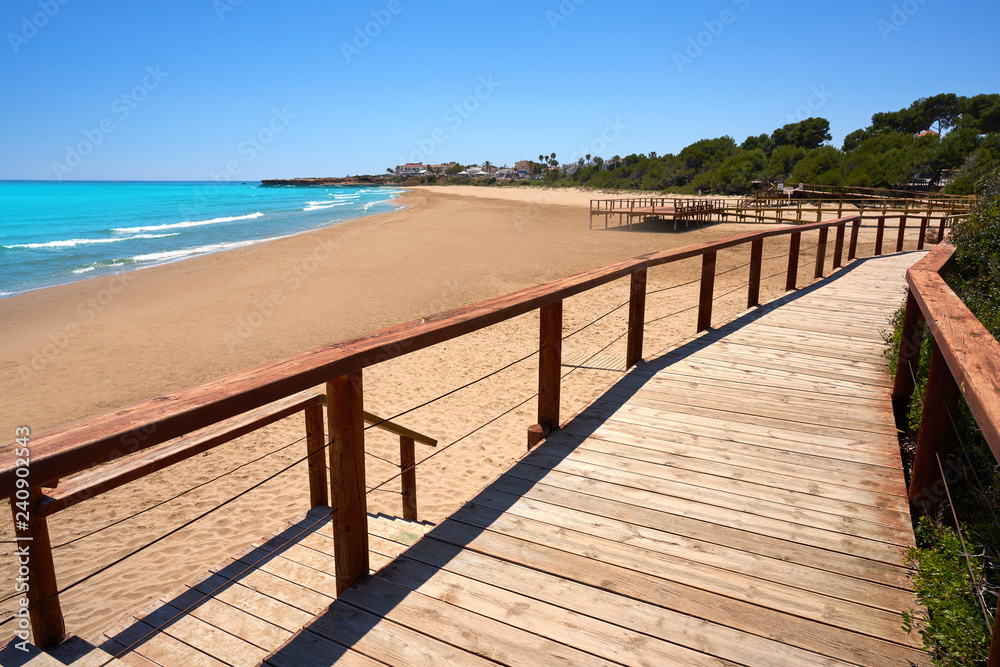 Romana beach in Alcossebre or Alcoceber