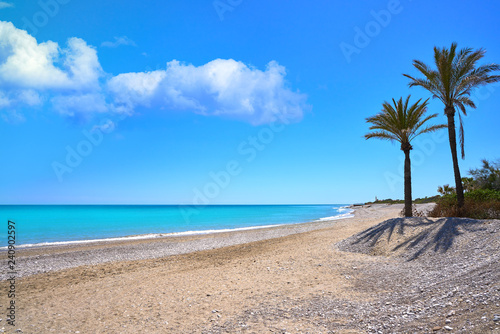 Tropicana beach in Alcossebre or Alcoceber