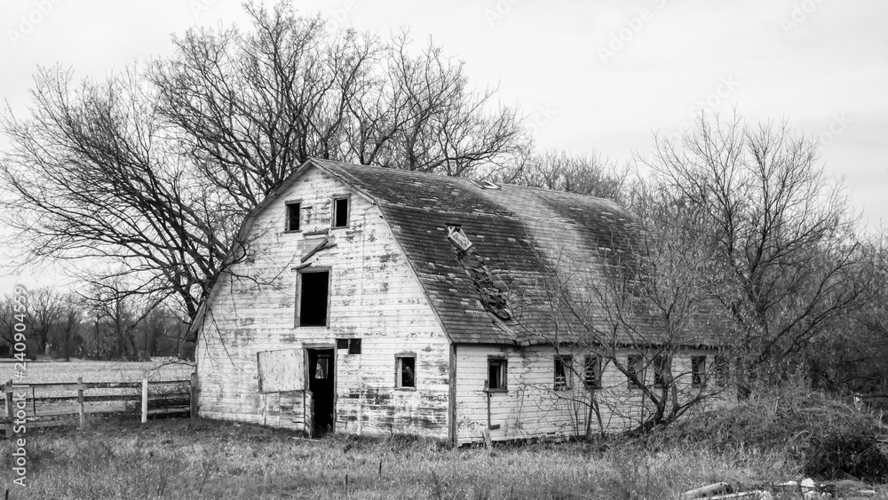 Old and abandoned farm buildings Old and abandoned farm buildings