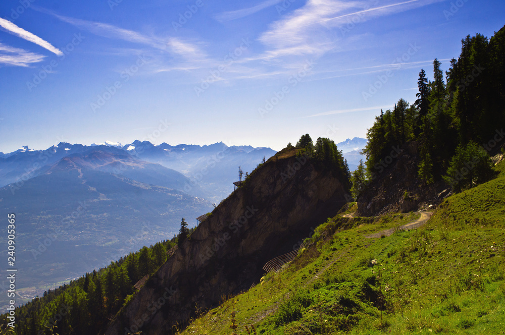 Switzerland view of mountains Switzerland view of mountains