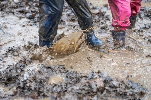 Playing in Mud