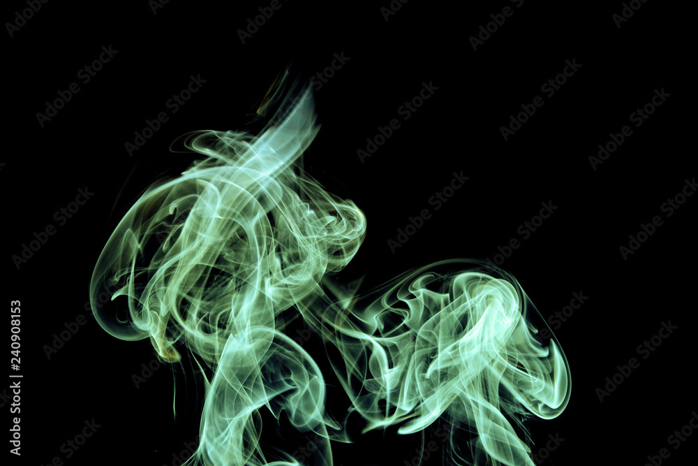 Fototapeta premium abstract smoke on black background