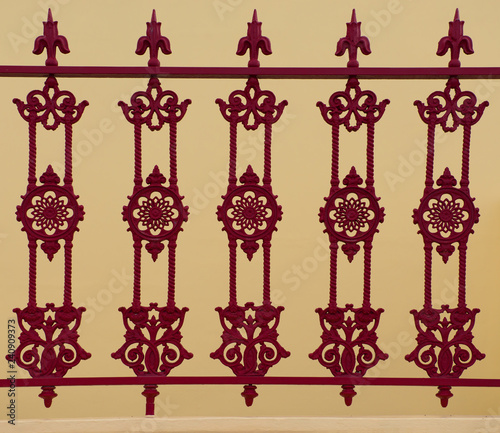 beautiful original ironwork gates from Santorini, Greece