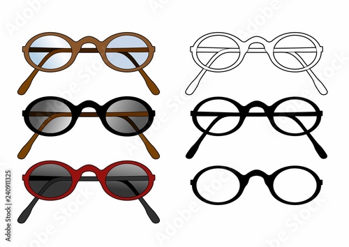 My round glasses