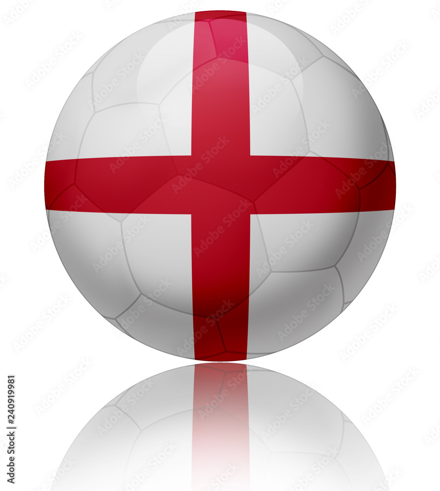 Obraz premium England flag ball