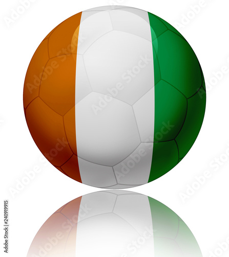 Ivory Coast flag ball