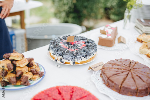 desserts at a wedding