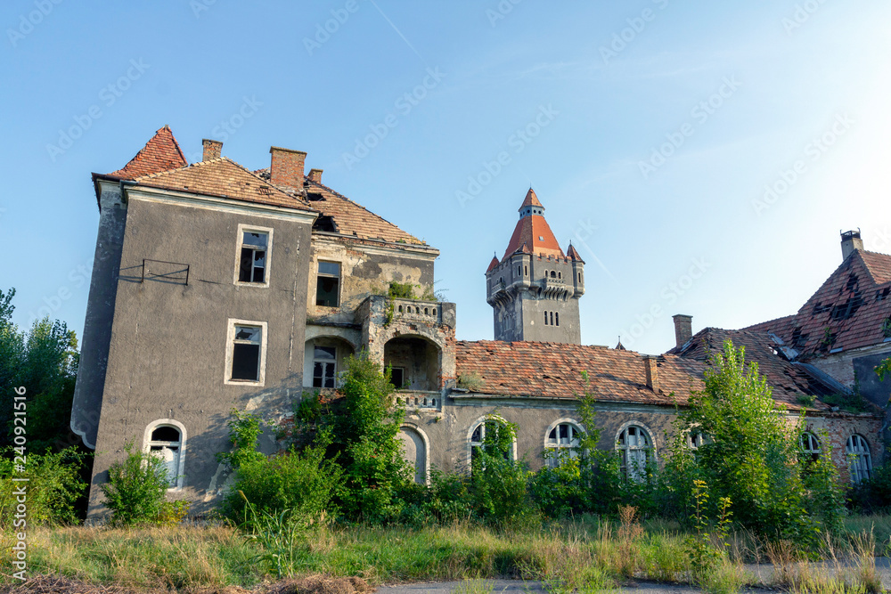 Abandoned army fort Abandoned army fort