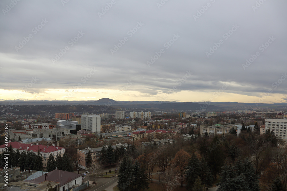 Picturesque landscape of Pyatigorsk. Resort city in the Stavropol region of the Russian Federation
