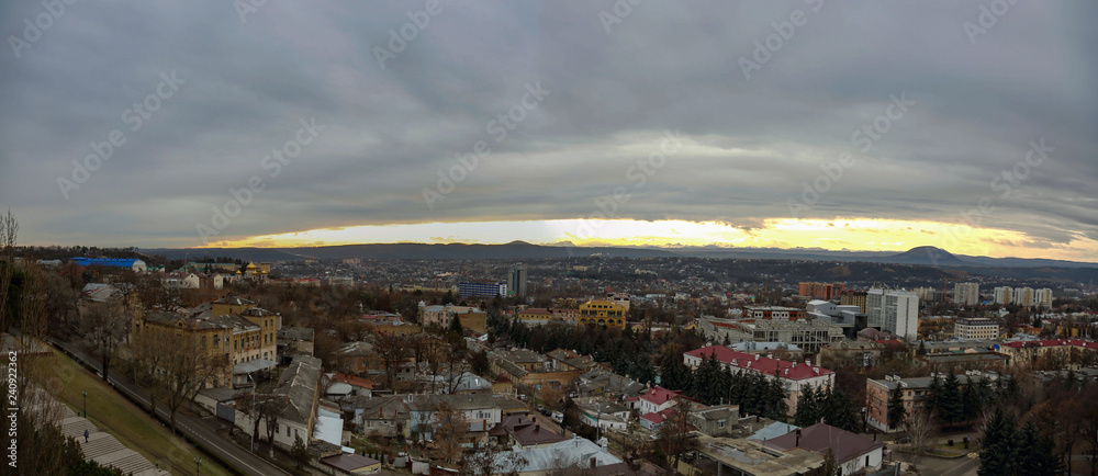 Picturesque landscape of Pyatigorsk. Resort city in the Stavropol region of the Russian Federation