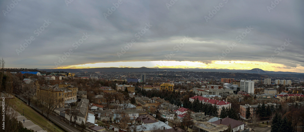 Fototapeta premium Picturesque landscape of Pyatigorsk. Resort city in the Stavropol region of the Russian Federation