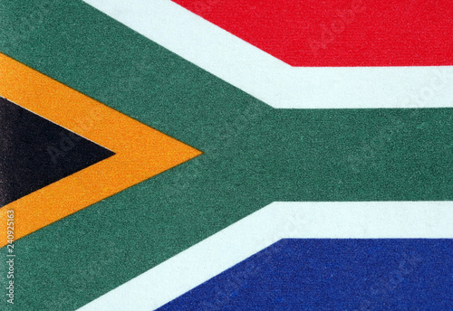 South African flag. © Jurie