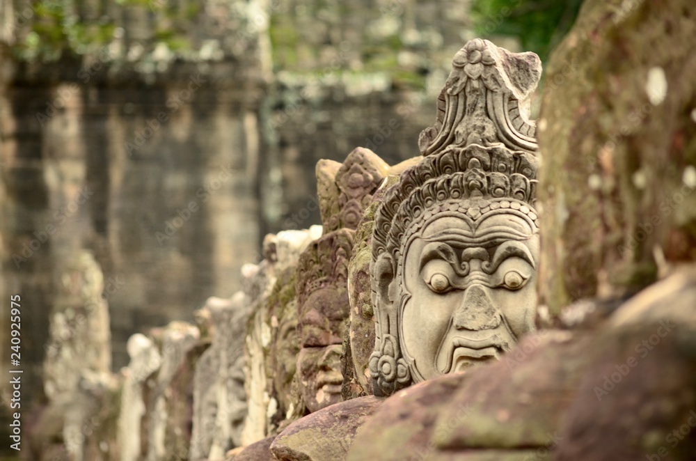 Obraz premium Angkor Wat Temples Hindu Buddhist temples