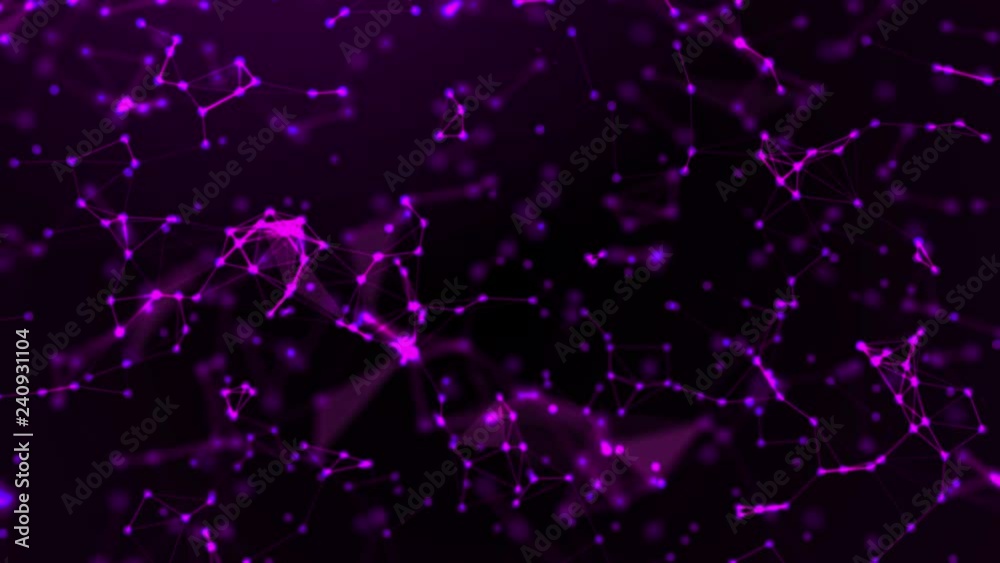 4K abstract geometrical futuristic background with lines and dots.
4K abstract geometrical futuristic background with lines and dots.