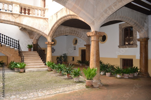 Courtyard in Europe