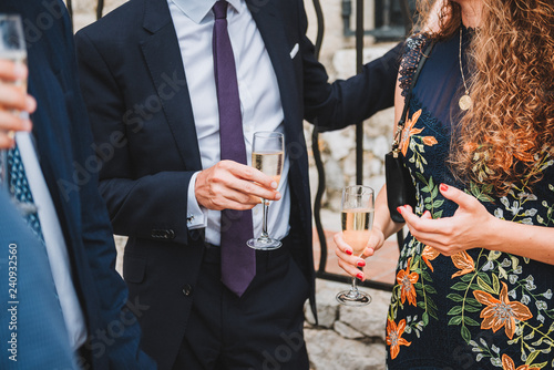 Wallpaper Mural People drinking champagne or sparkling wine at a social event or party Torontodigital.ca