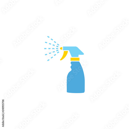 Cleaning spray bottle symbol