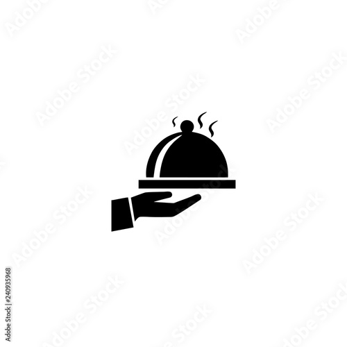 covered food tray on a hand
