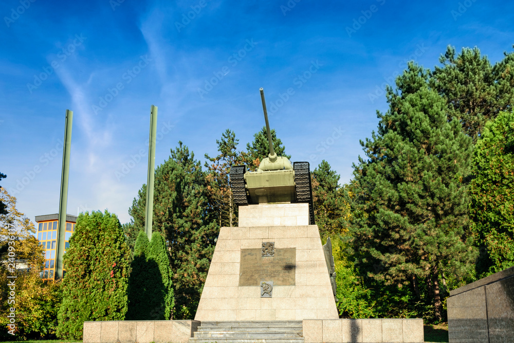 Memorial of Liberation, Ostrava city, North Moravia, Czech republic. Memorial of Liberation, Ostrava city, North Moravia, Czech republic.