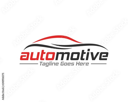 Carlines flat color logo template