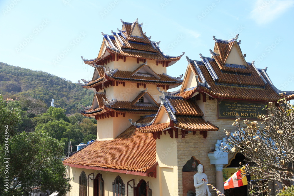 Obraz premium Buddhist Monastery in Vung Tau, Vietnam